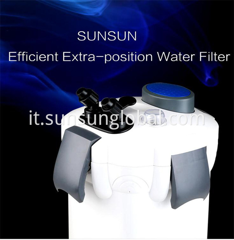 Acquario con filtro a tanica efficiente di buona qualità